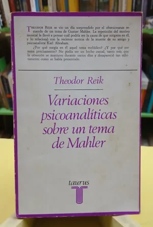 795654-MLA119475446805_102026 Variaciones Psicoanalíticas Sobre Mahler - Theodor Reik