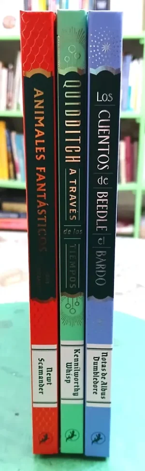 Biblioteca Howarts: Animales Fantásticos; Quidditch...